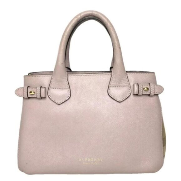 Burberry Banner Leather Satchel Bag 236-122824 - Picture 1 of 16